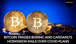 Bitcoin Trades Boring And Cardano's Hoskinson Rails Over COVID Plans