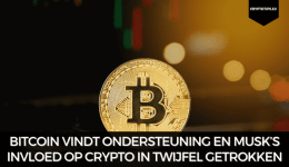 Bitcoin vindt ondersteuning en Musk's invloed op crypto in twijfel getrokken