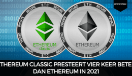 Ethereum Classic presteert vier keer beter dan Ethereum in 2021