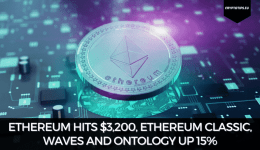 Ethereum hits $3,200, Ethereum Classic, Waves and Ontology Up 15%