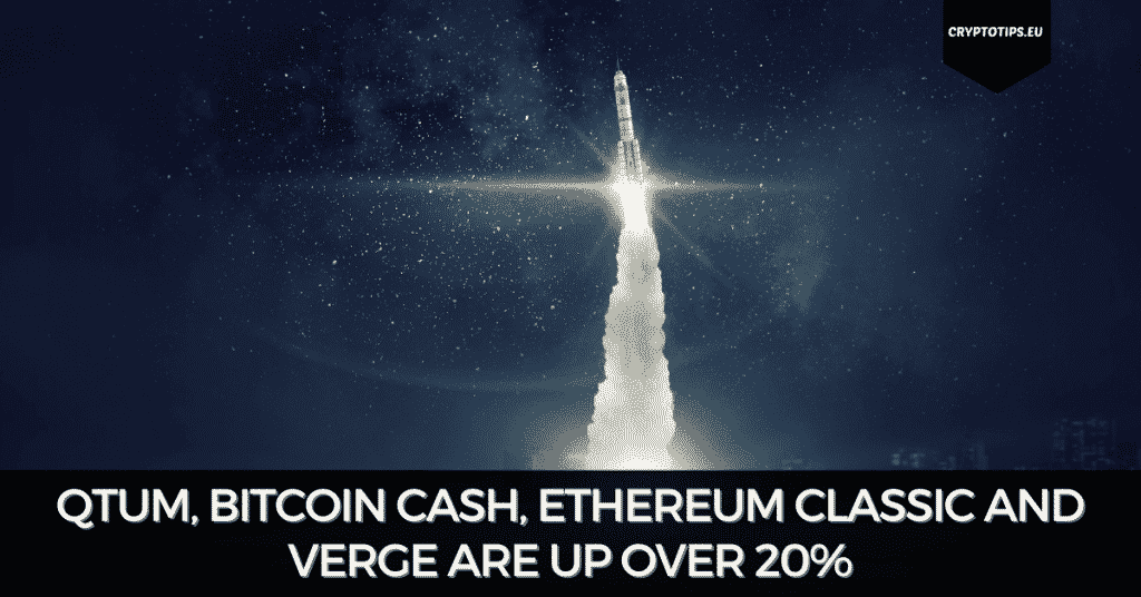 Qtum, Bitcoin Cash, Ethereum Classic And Verge Are Up Over 20%