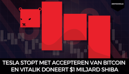 Tesla stopt met accepteren van Bitcoin en Vitalik doneert $1 miljard Shiba