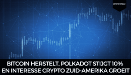 Bitcoin herstelt, Polkadot stijgt 10% en interesse crypto Zuid-Amerika groeit