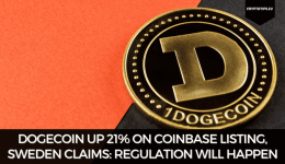Dogecoin Up 21% On Coinbase Listing, Sweden Regulation Will Happen