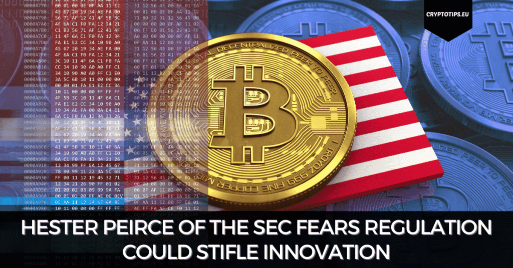 Hester Peirce Of The SEC Fears Regulation Could Stifle Innovation