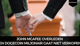John McAfee overleden en Dogecoin miljonair gaat niet verkopen