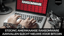 Stijging Amerikaanse ransomware aanvallen slecht nieuws voor Bitcoin
