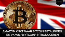Amazon kijkt naar Bitcoin betalingen en VK wil "Britcoin" introduceren