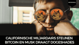 Californische miljardairs steunen Bitcoin en Musk draagt DogeShades