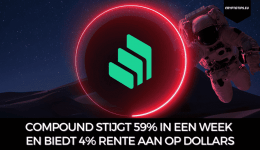 Compound stijgt 59% in een week en biedt 4% rente aan op dollars