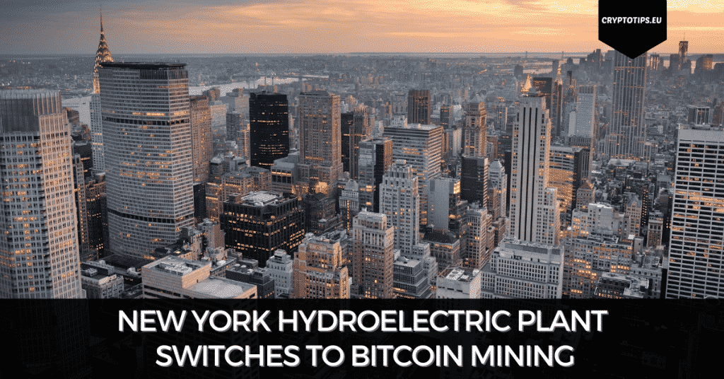 New York Hydroelectric Plant Switches To Bitcoin Mining