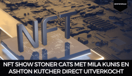 NFT show Stoner Cats met Mila Kunis en Ashton Kutcher direct uitverkocht