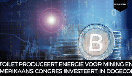 Toilet produceert energie voor mining en Amerikaans congres investeert in Dogecoin