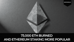 73,000 ETH Burned And Ethereum Staking More Popular
