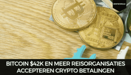 Bitcoin $42k en meer reisorganisaties accepteren crypto betalingen