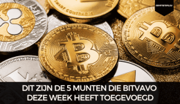 Dit zijn de 5 munten die Bitvavo deze week heeft toegevoegd