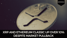 XRP and Ethereum Classic Up Over 10% Despite Market Pullback