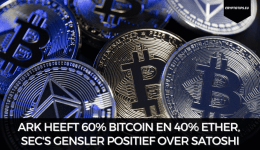 ARK heeft 60% Bitcoin en 40% Ether, SEC's Gensler positief over Satoshi