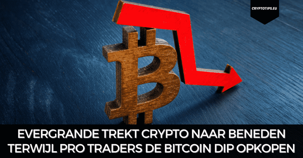 Evergrande trekt crypto naar beneden terwijl traders de Bitcoin dip opkopen