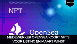 Medewerker OpenSea koopt NFT's voor listing en maakt winst