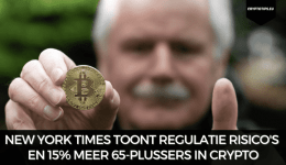 New York Times toont regulatie risico's en 15% meer 65-plussers in crypto