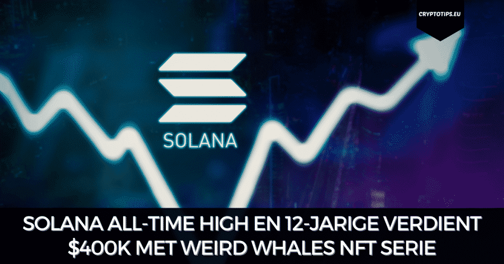Solana all-time high en 12-jarige verdient $400k met Weird Whales NFT serie