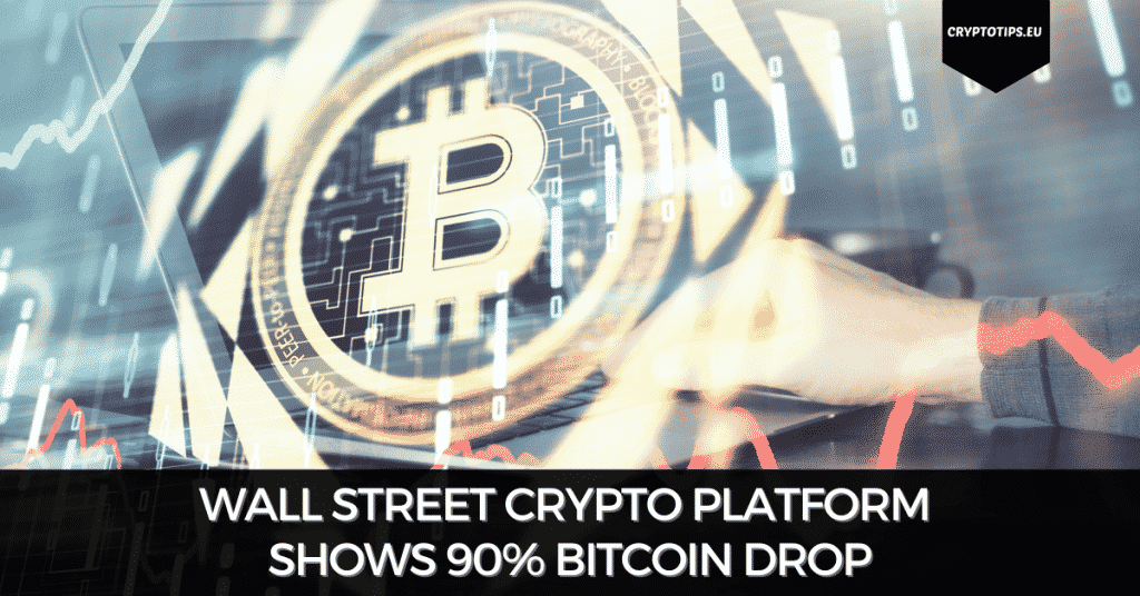 Wall Street Crypto Platform Shows 90% Bitcoin Drop