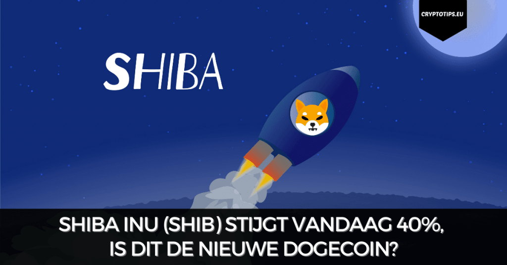 Shiba Inu (SHIB) stijgt vandaag 40%, is dit de nieuwe Dogecoin?