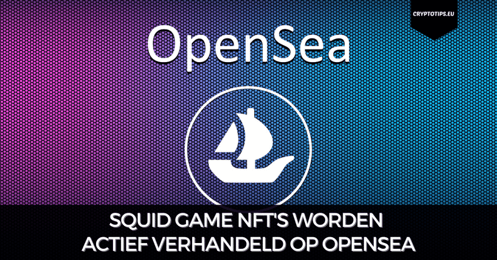 Squid Game NFT's worden actief verhandeld op OpenSea