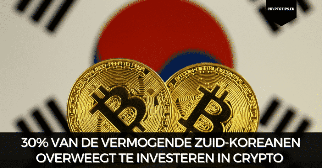 30% van de vermogende Zuid-Koreanen overweegt te investeren in crypto
