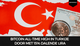 Bitcoin all-time high in Turkije door met 15% dalende lira