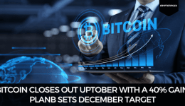 Bitcoin Closes Out Uptober With A 40% Gain, PlanB Sets December Target