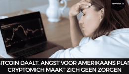 Bitcoin daalt, angst voor Amerikaans crypto plan, CryptoMich maakt zich geen zorgen