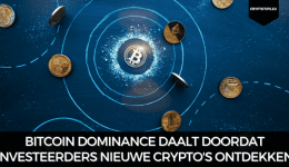 Bitcoin dominance daalt doordat investeerders nieuwe cryptomunten ontdekken