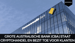 Grote Australische bank (CBA) staat cryptohandel en bezit toe voor klanten