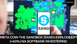 Meta coin The Sandbox (SAND) explodeert (+40%) na Softbank investering