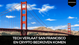 Tech verlaat San Francisco en crypto bedrijven komen