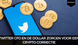 Twitter CFO en de dollar zorgen voor een crypto correctie