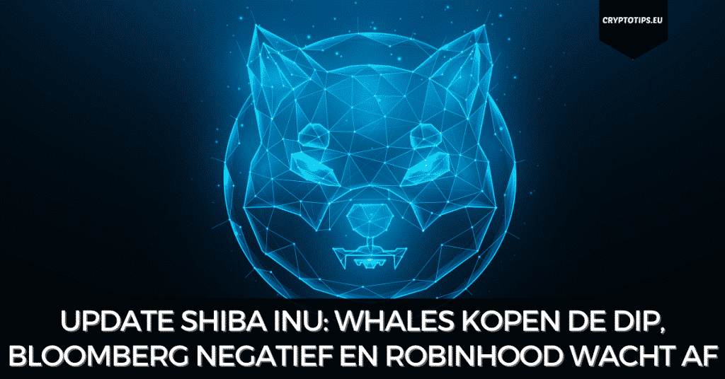 Update Shiba Inu: Whales kopen de dip, Bloomberg negatief en Robinhood wacht af