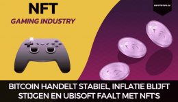 Bitcoin handelt stabiel, inflatie blijft stijgen en Ubisoft faalt met NFT's