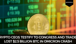 Crypto CEOs Testify To Congress And Trader Lost $2.5 Billion BTC In Omicron Crash