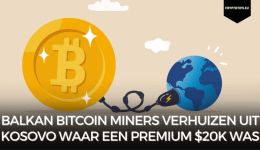 Balkan Bitcoin miners verhuizen uit Kosovo waar een prijs premium $20k was