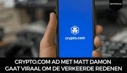 Crypto.com ad met Matt Damon gaat viraal om de verkeerde redenen