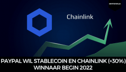 PayPal wil stablecoin en Chainlink (+30%) winnaar begin 2022