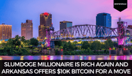 SlumDoge Millionaire Is Rich Again And Arkansas Offers $10k Bitcoin For A Move