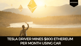 Tesla Driver Mines $800 Ethereum Per Month Using Car