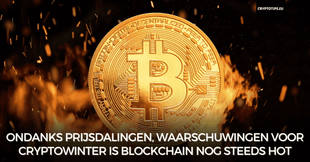 Ondanks prijsdalingen, waarschuwingen voor cryptowinter is blockchain nog steeds hot