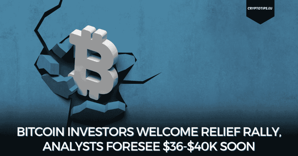 Bitcoin Investors Welcome Relief Rally, Analysts Foresee $36-$40k Soon