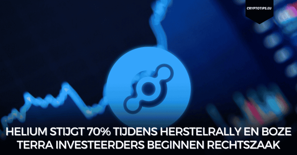 Helium stijgt 70% tijdens herstelrally en boze Terra investeerders beginnen rechtszaak