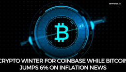 Crypto Winter for Coinbase while Bitcoin jumps 6% on inflation news